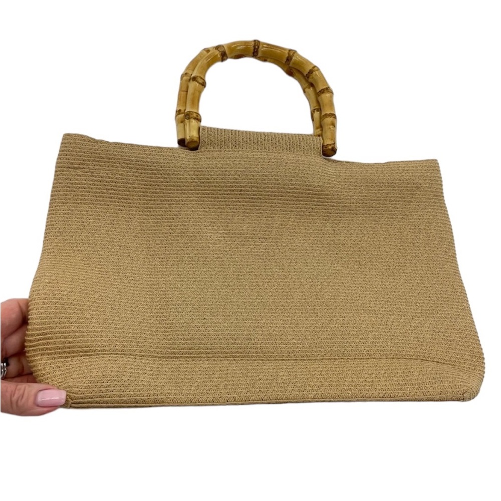 Flora Bella Woven Raffia Purse OS - Picture 4 of 14